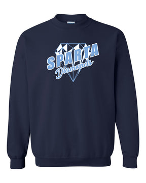 Sparta Diamonds Non Hooded Sweatshirt Design 2