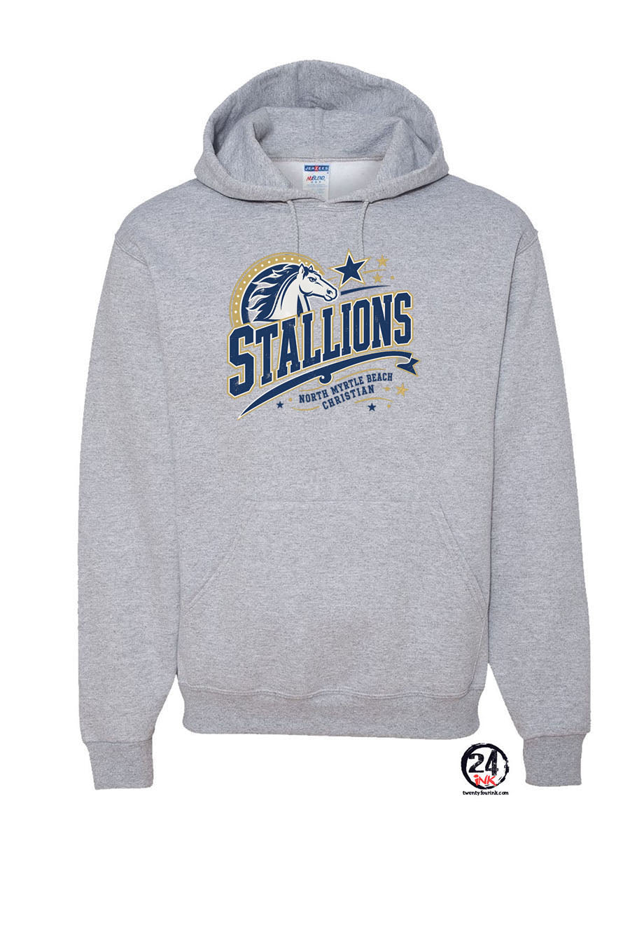 NMB Christian School Spiritwear Hooded Sweatshirt Design 2