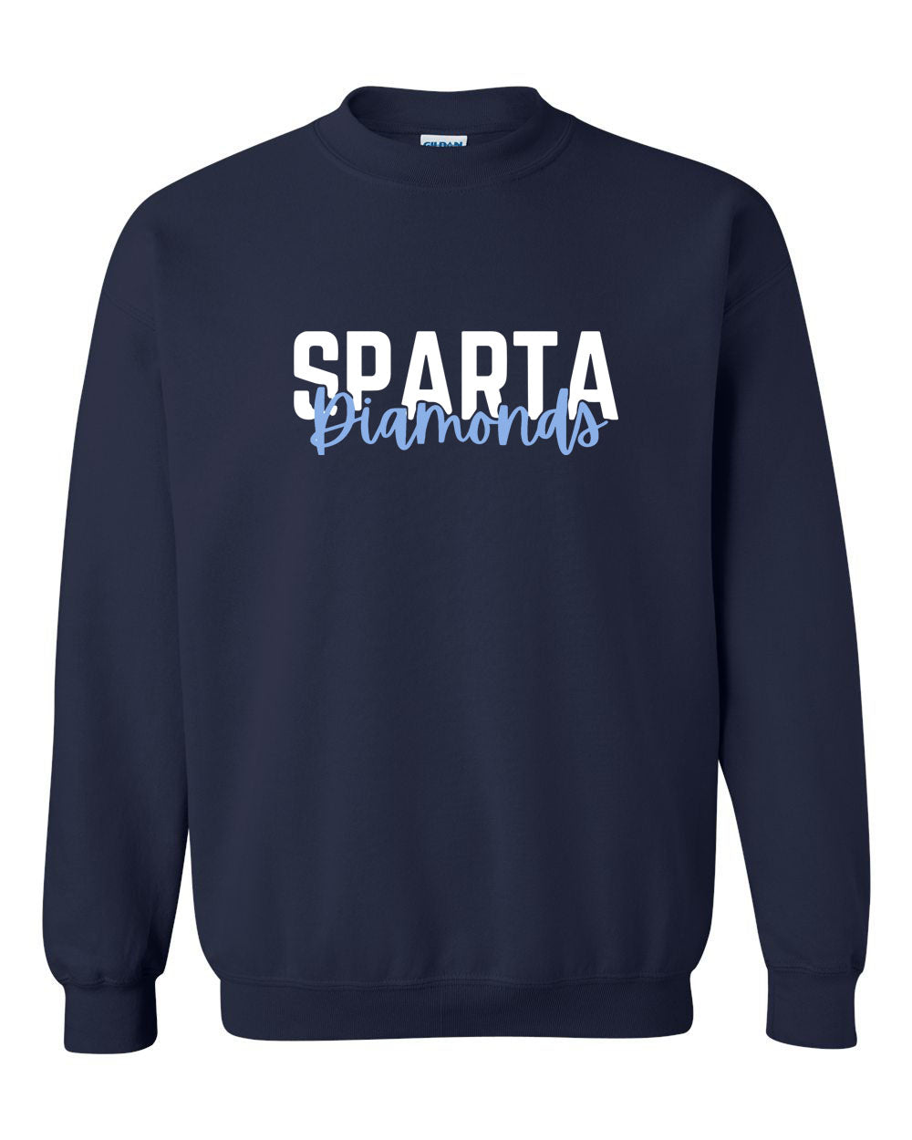 Sparta Diamonds Non Hooded Sweatshirt Design 3