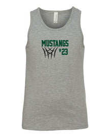 Mustangs Basketball design 8 Muscle Tank Top