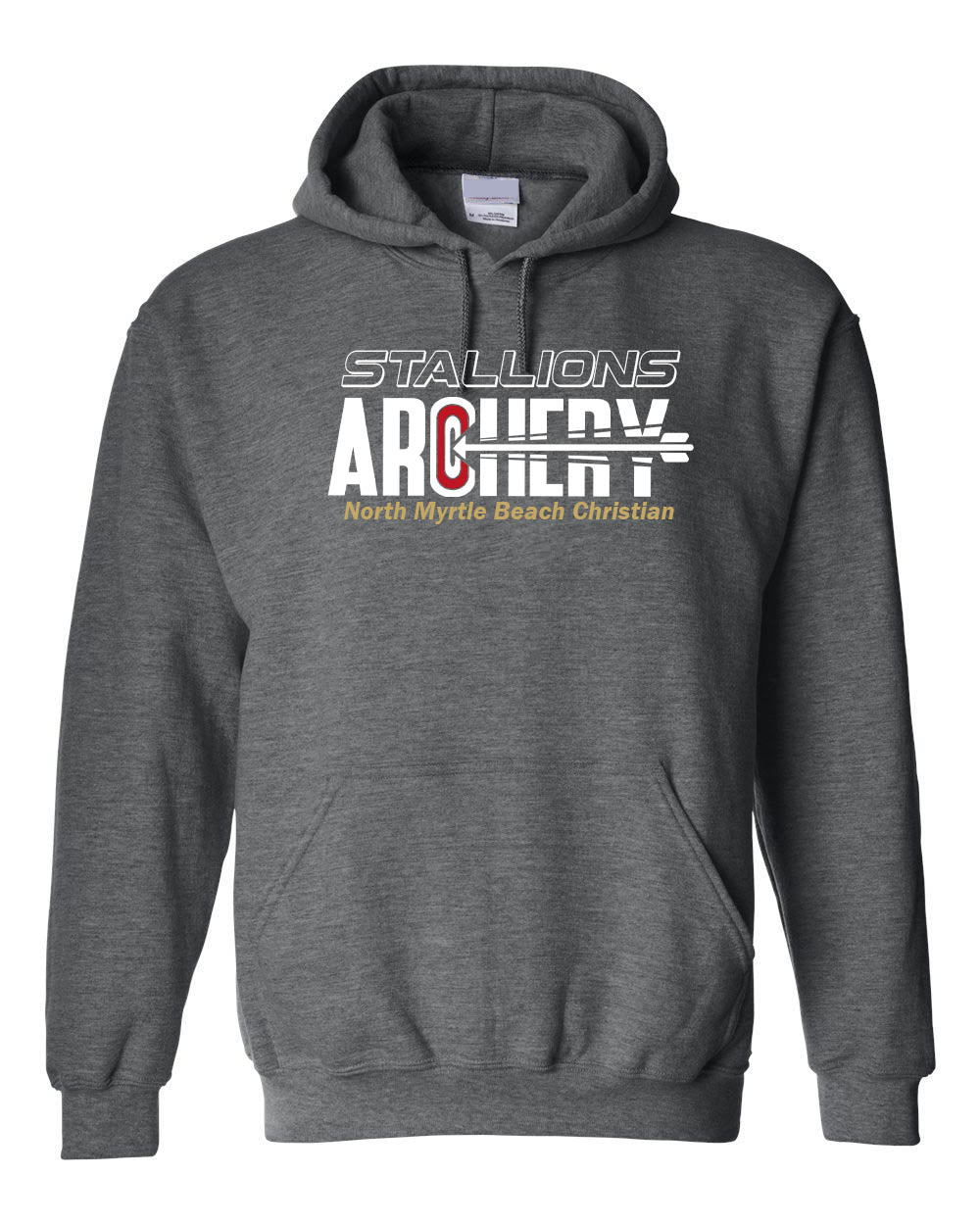NMB Christian School Archery Hooded Sweatshirt Design 1