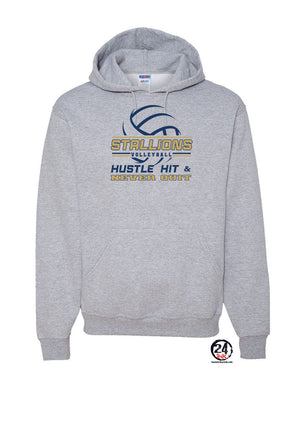 NMB Christian School Volleyball Hooded Sweatshirt Design 1