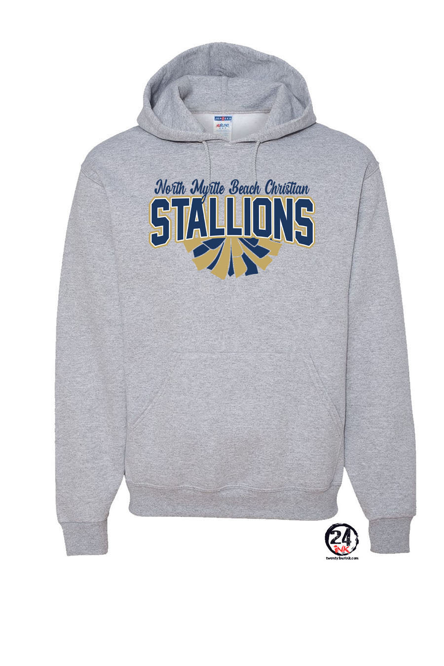 NMB Christian School Cheer Hooded Sweatshirt Design 1