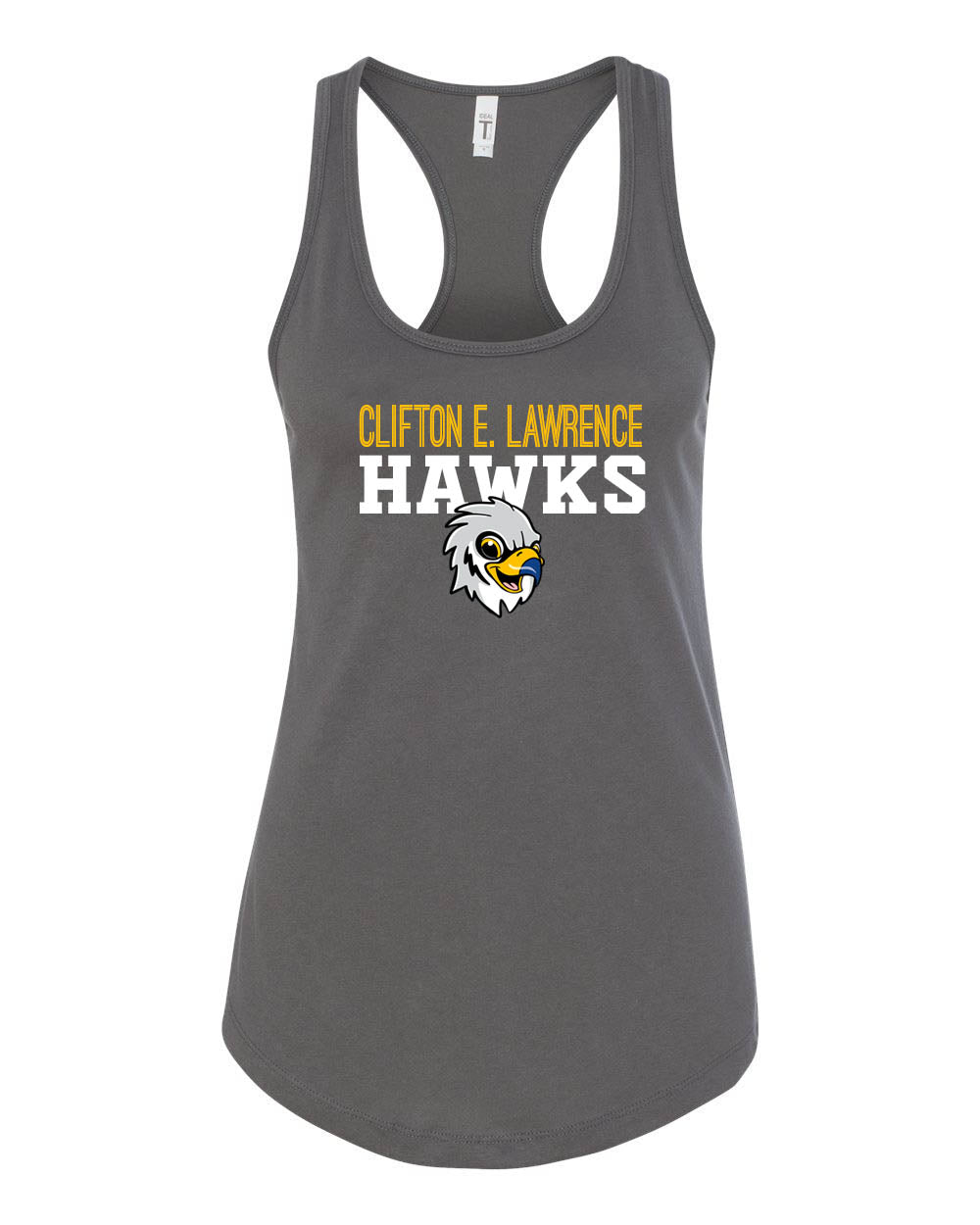 Clifton E. Lawrence Racerback Tank Top Design 1