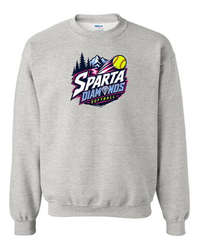 Sparta Diamonds Non Hooded Sweatshirt Design 1