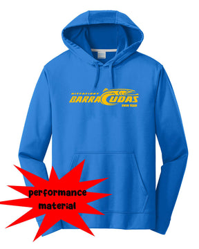 Barracudas Performance Hooded Sweatshirt Design 1