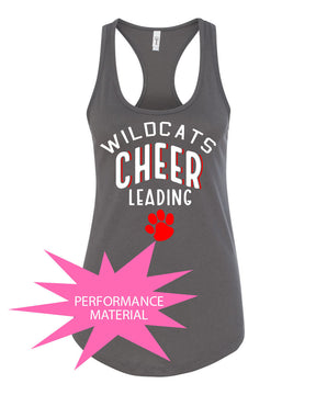 Wildcats Cheer Design 5 Performance Racerback Tank Top