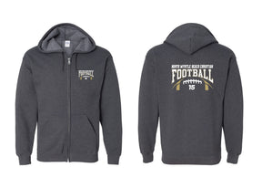 NMB Christian School Football design 2 Zip up Sweatshirt
