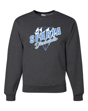 Sparta Diamonds Non Hooded Sweatshirt Design 2