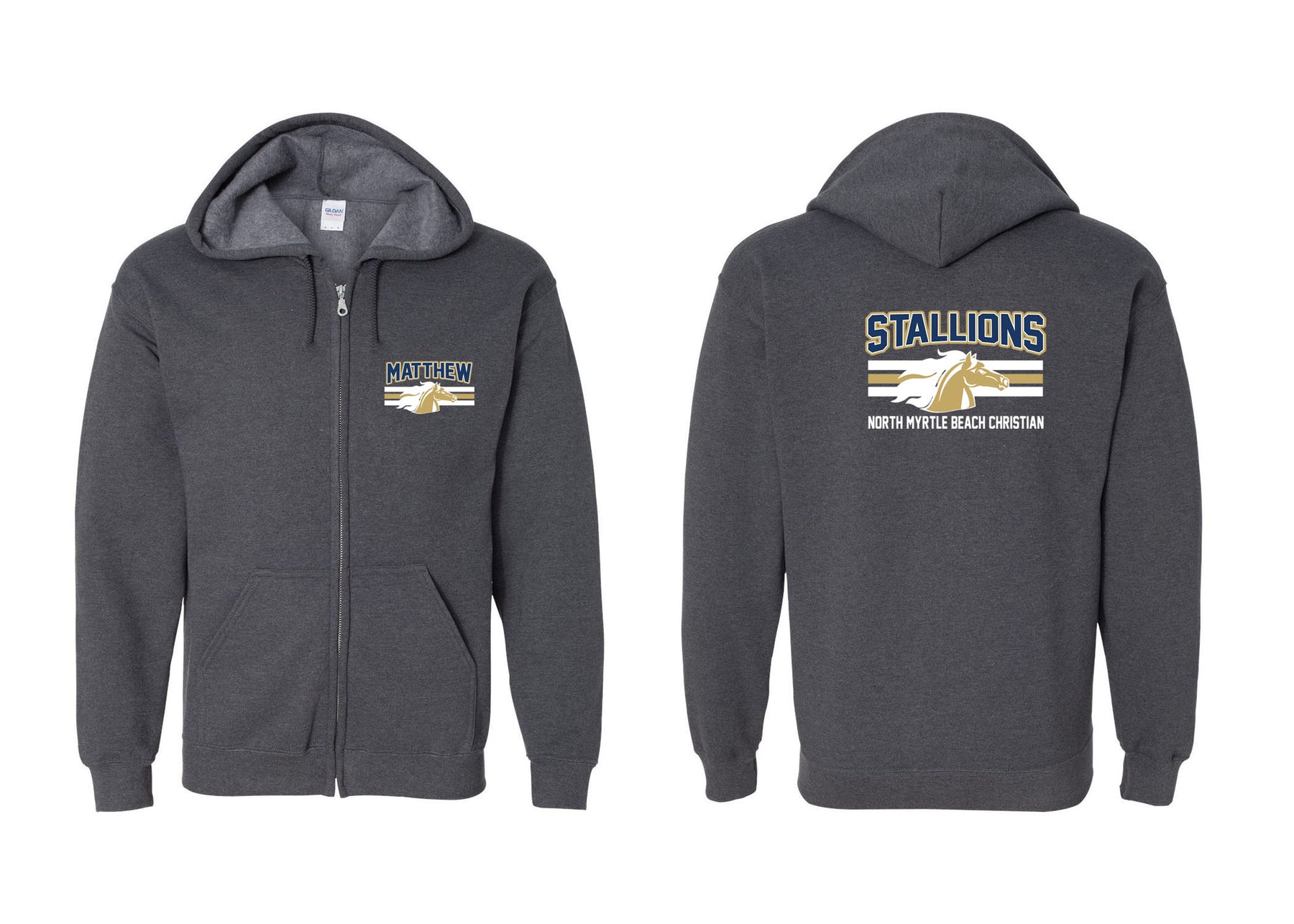 NMB Christian School design 1 Zip up Sweatshirt