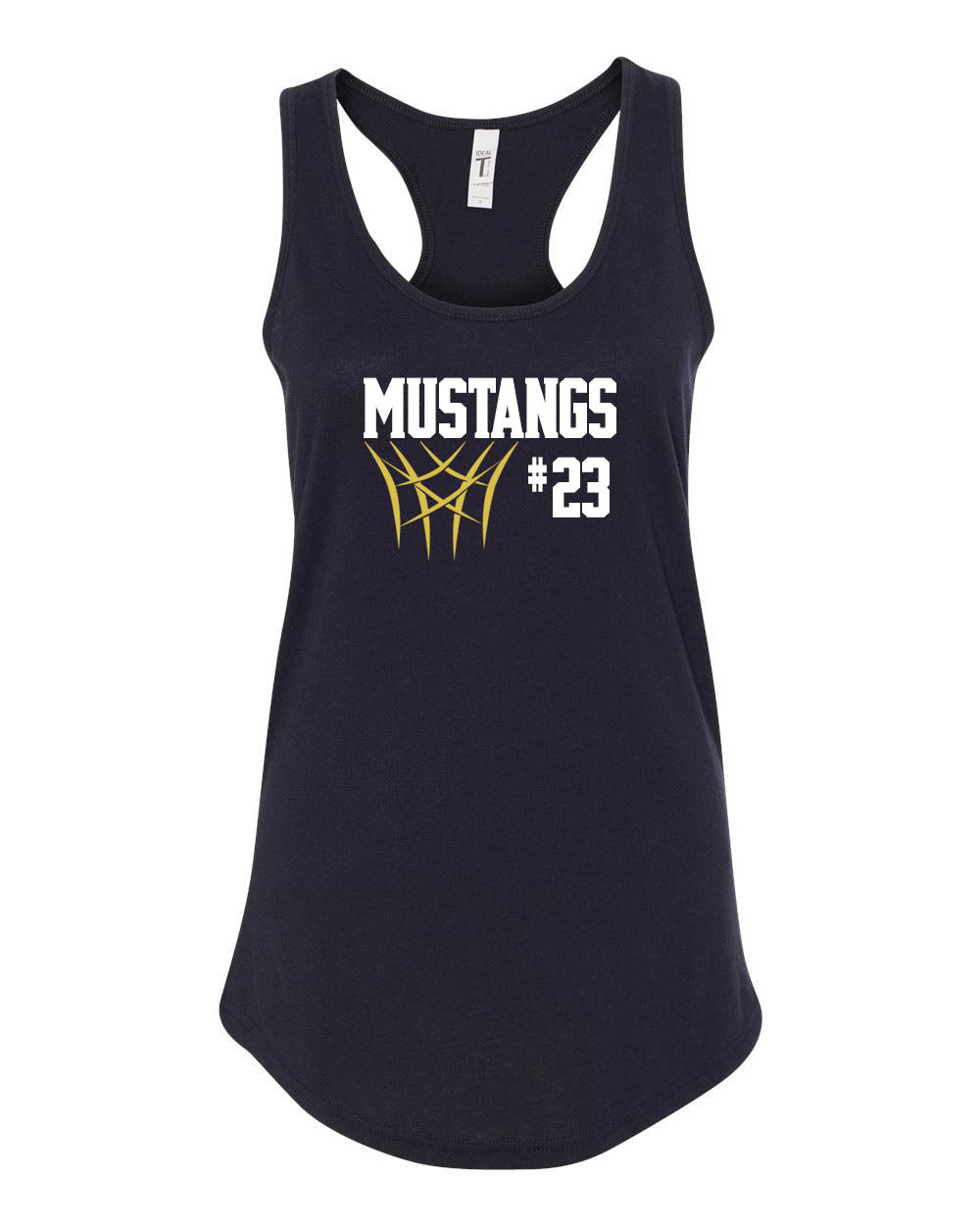 Mustangs Basketball design 8 Tank Top