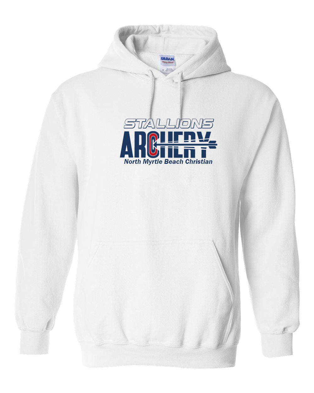 NMB Christian School Archery Hooded Sweatshirt Design 1