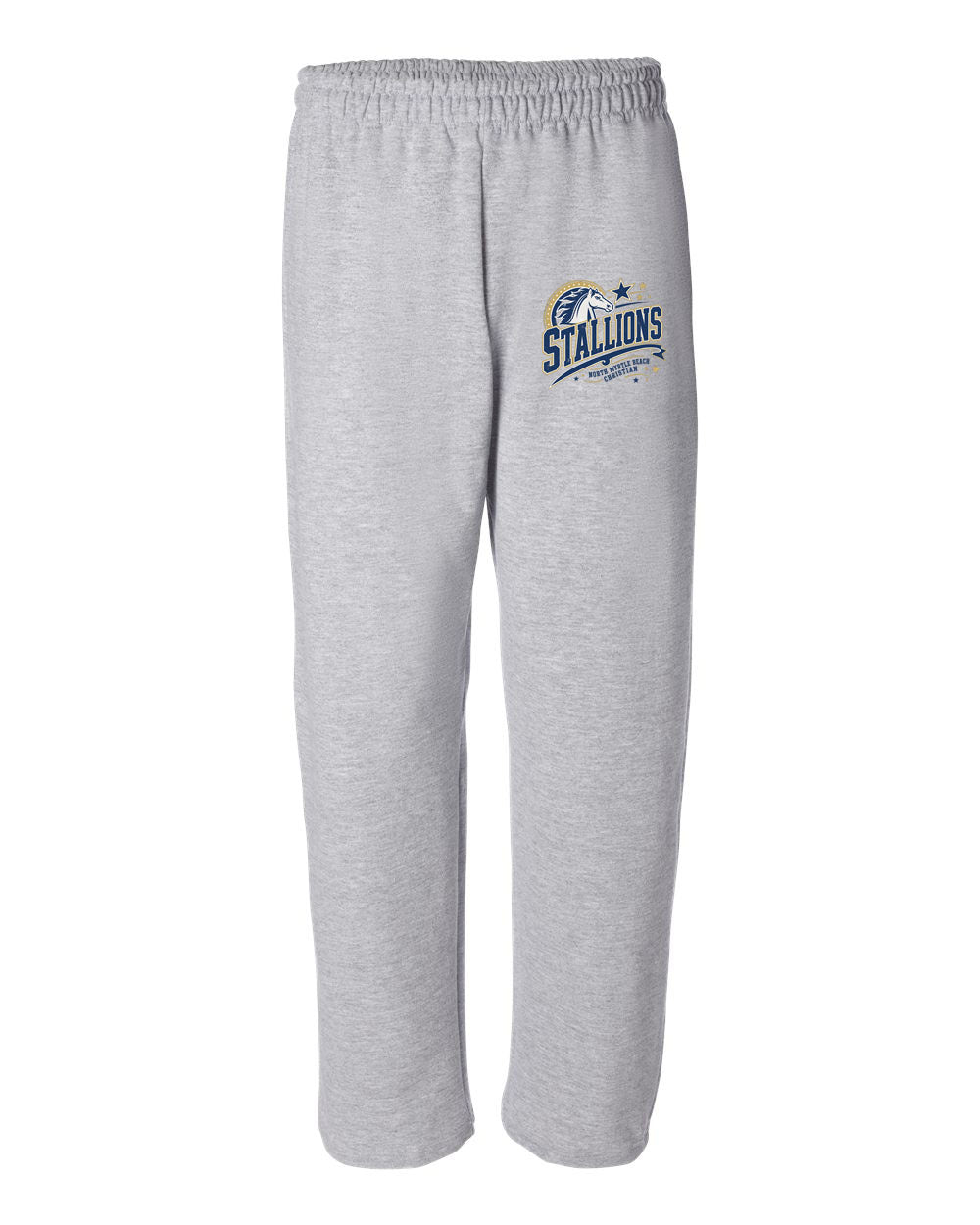 NMB Christian School Spiritwear Open Bottom Sweatpants Design 2