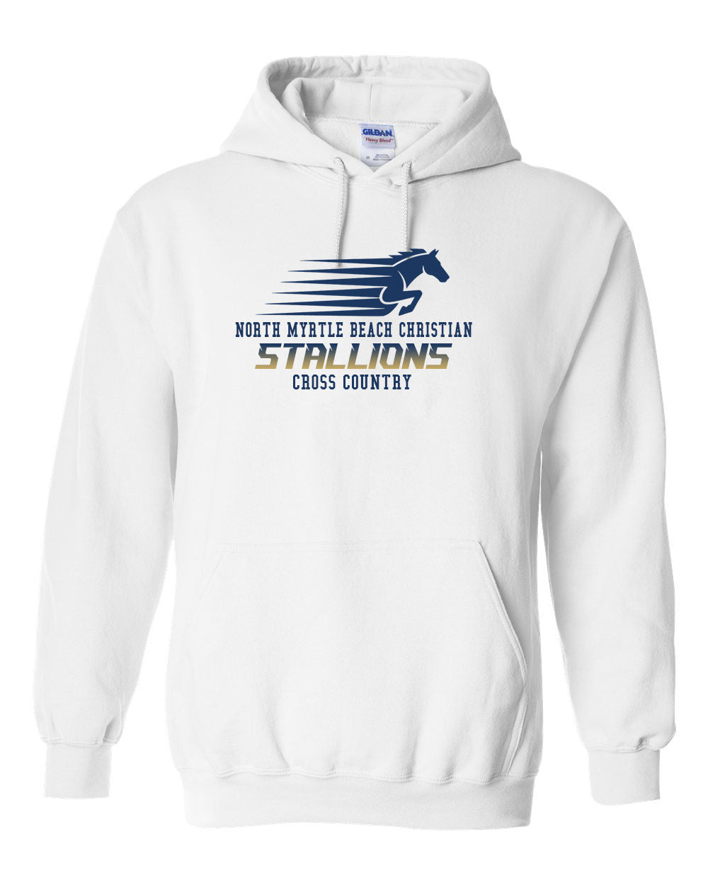 NMB Christian School Cross Country Hooded Sweatshirt Design 1