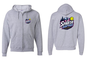 Sparta Diamonds design 1 Zip up Sweatshirt