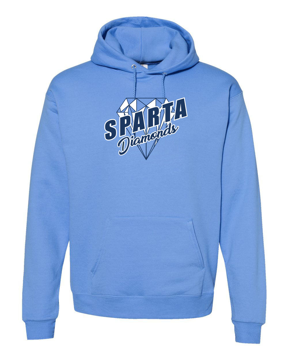 Sparta Diamonds Hooded Sweatshirt Design 2