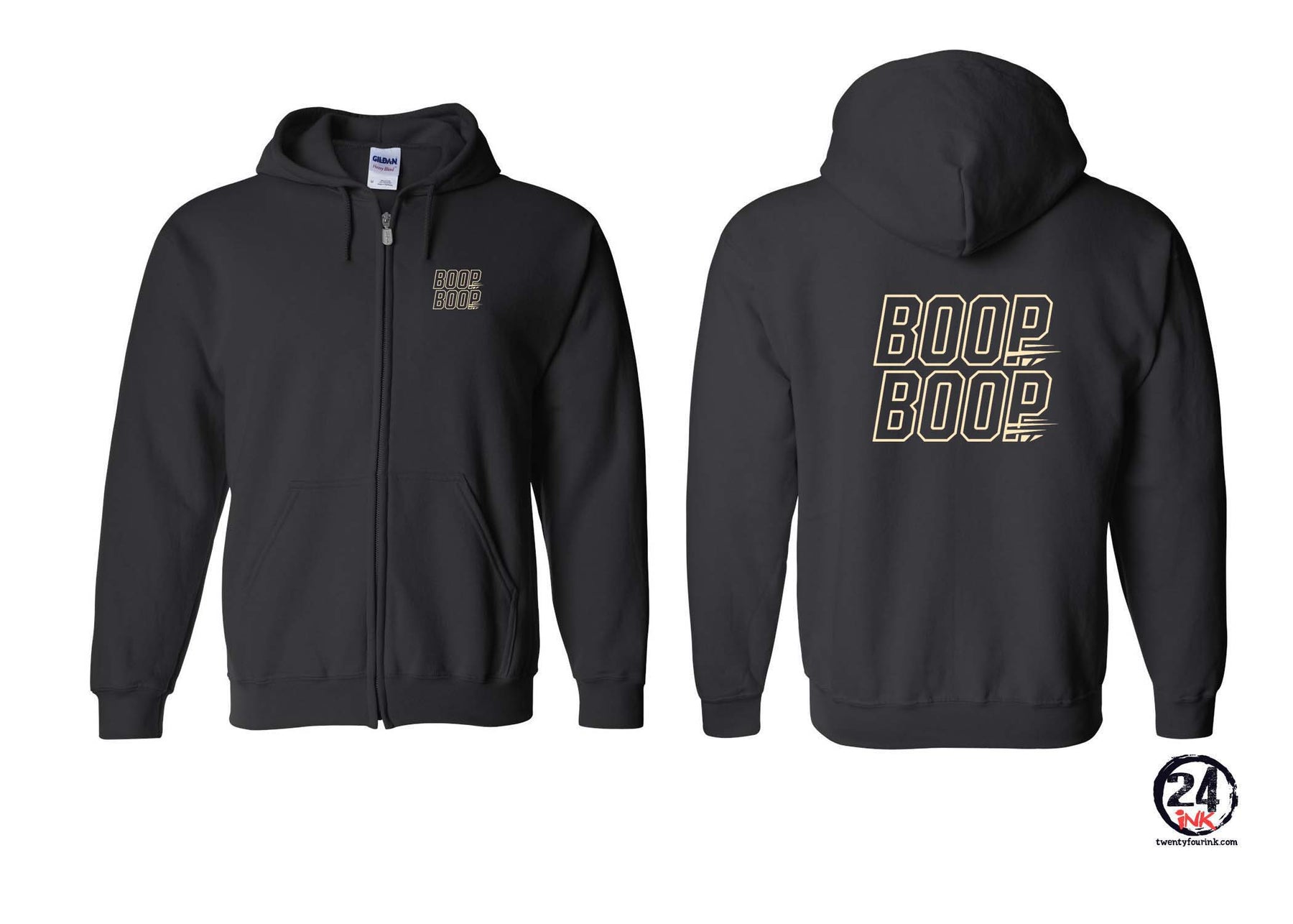 Boop design 4 Zip up Sweatshirt