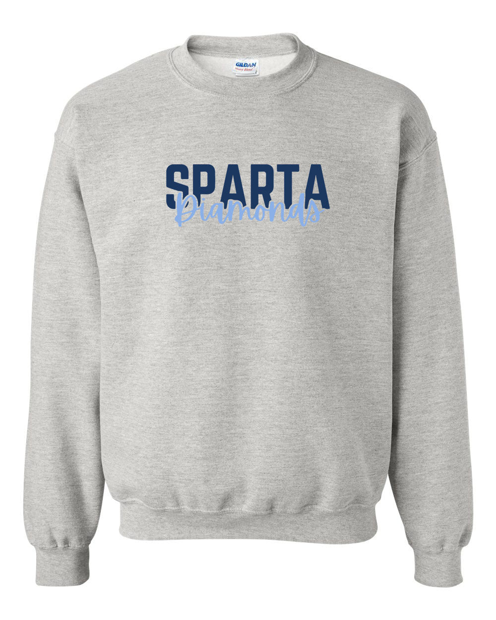 Sparta Diamonds Non Hooded Sweatshirt Design 3