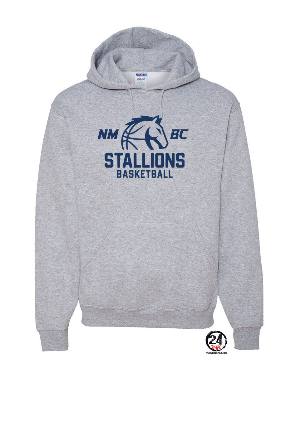 NMB Christian School Basketball Hooded Sweatshirt Design 1