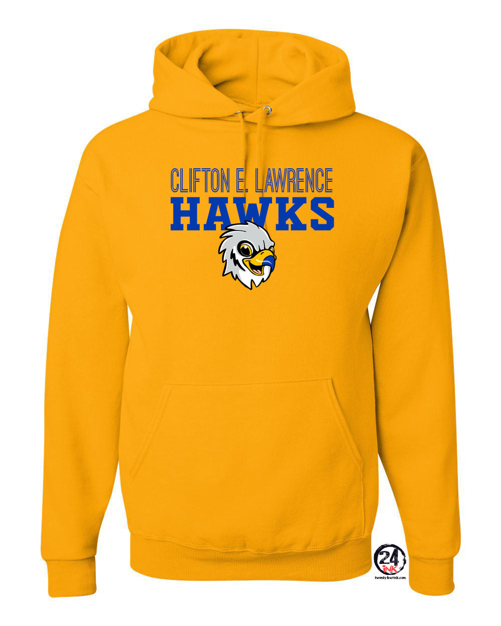 Clifton E. Lawrence Hooded Sweatshirt Design 1