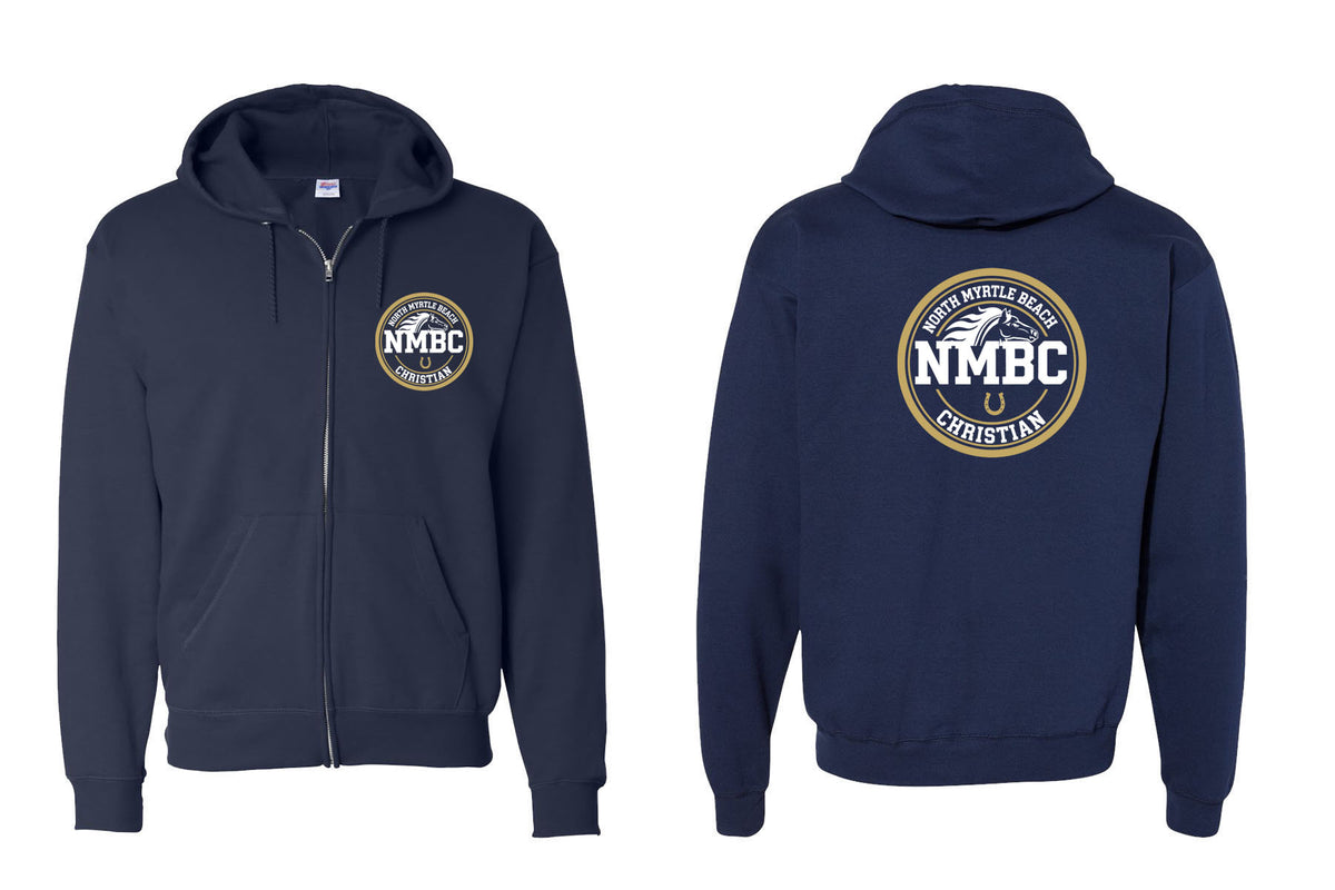 NMB Christian School Spiritwear design 3 Zip up Sweatshirt