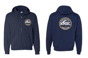 NMB Christian School Spiritwear design 3 Zip up Sweatshirt