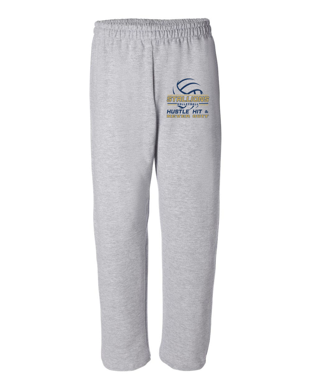 NMB Christian School Volleyball Open Bottom Sweatpants Design 1