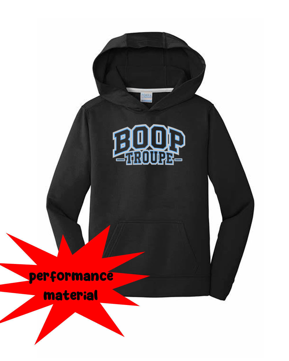 Boop Performance Hooded Sweatshirt Design 2