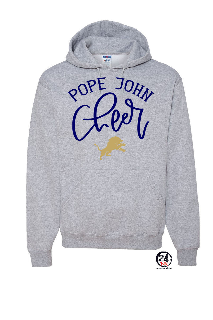 Pope John Cheer Design 8 Hooded Sweatshirt