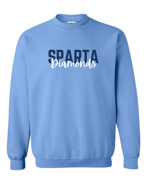 Sparta Diamonds Non Hooded Sweatshirt Design 3