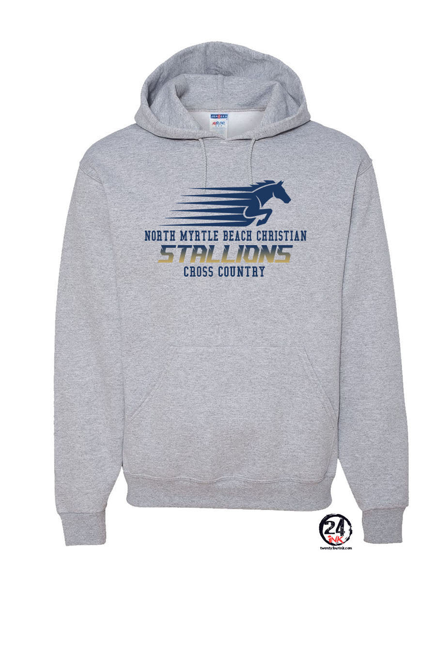 NMB Christian School Cross Country Hooded Sweatshirt Design 1