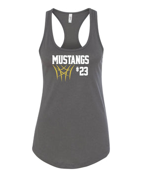 Mustangs Basketball design 8 Tank Top