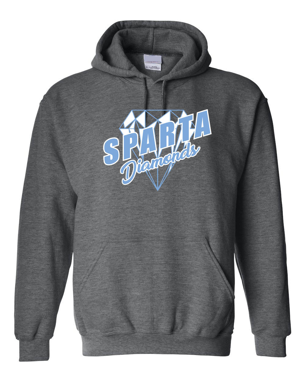 Sparta Diamonds Hooded Sweatshirt Design 2