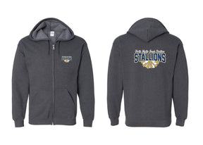 NMB Christian School Cheer design 1 Zip up Sweatshirt