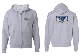 NMB Christian School Football design 2 Zip up Sweatshirt