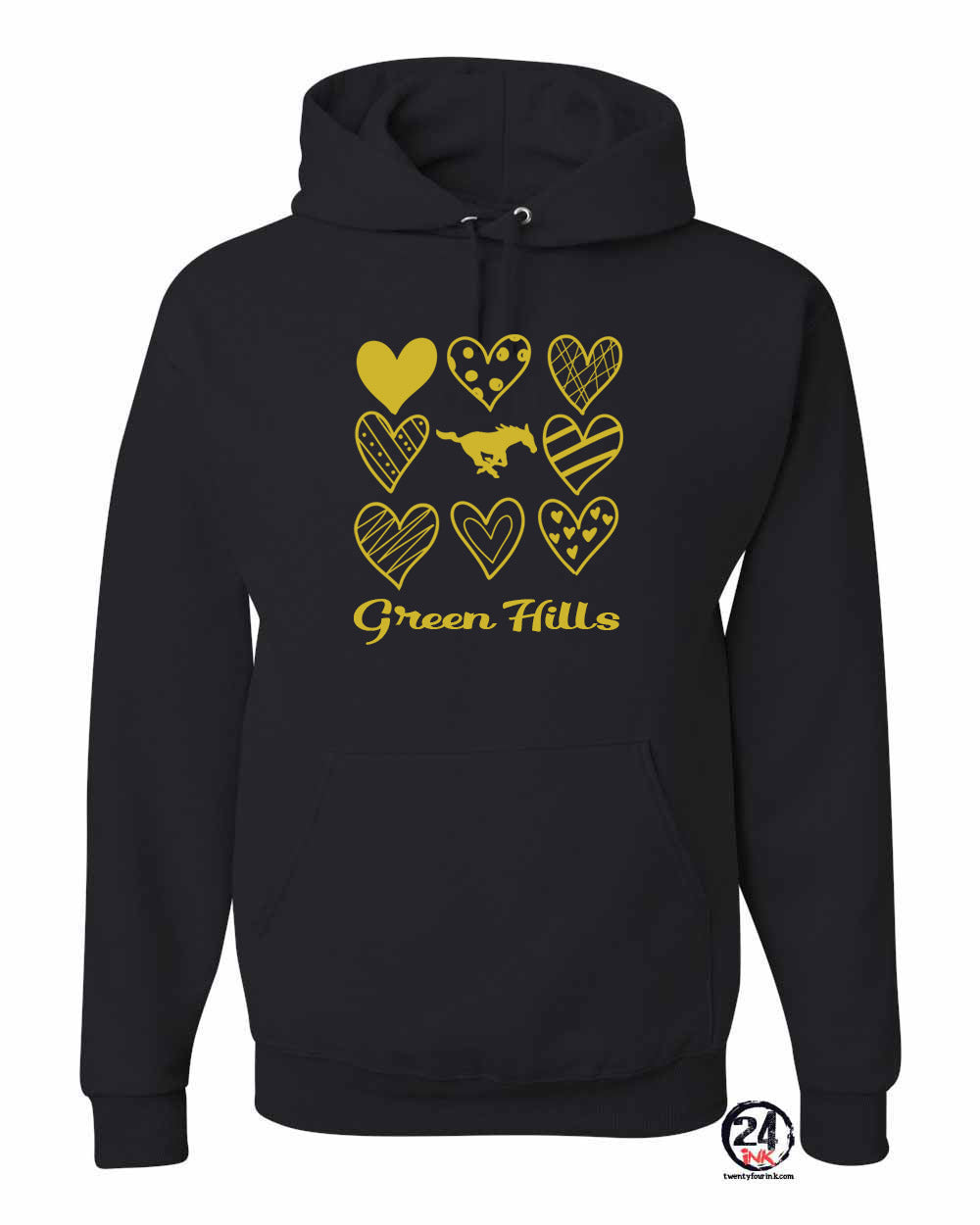 Green Hills Design 18 Hooded Sweatshirt