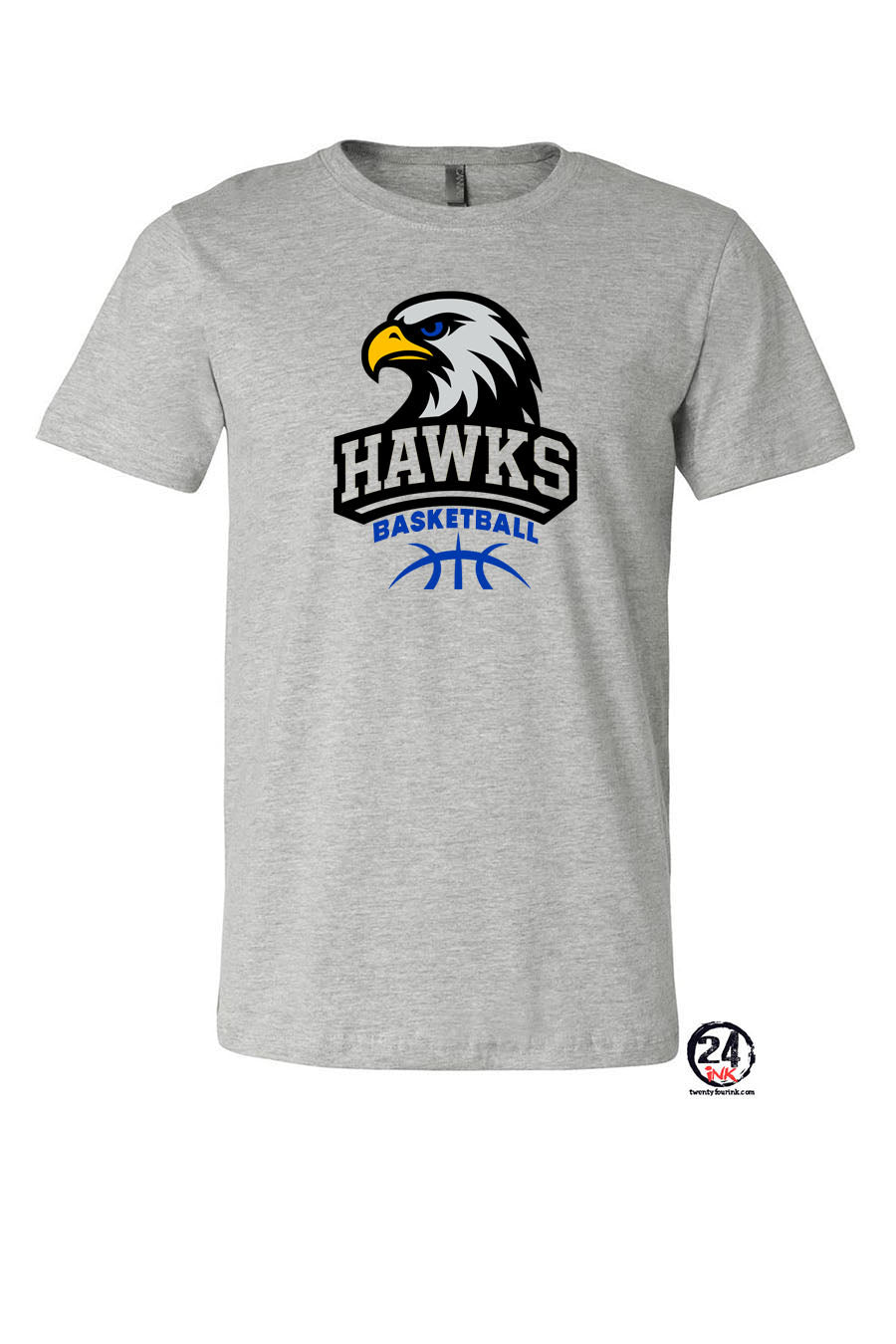 Hawks Basketball T-Shirt Design 1