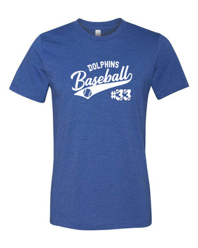 Dolphins Baseball T-Shirt Design 1