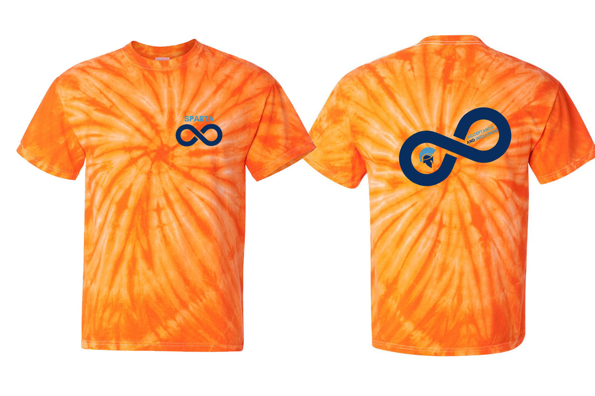 Sparta School Tie Dye t-shirt Design 2