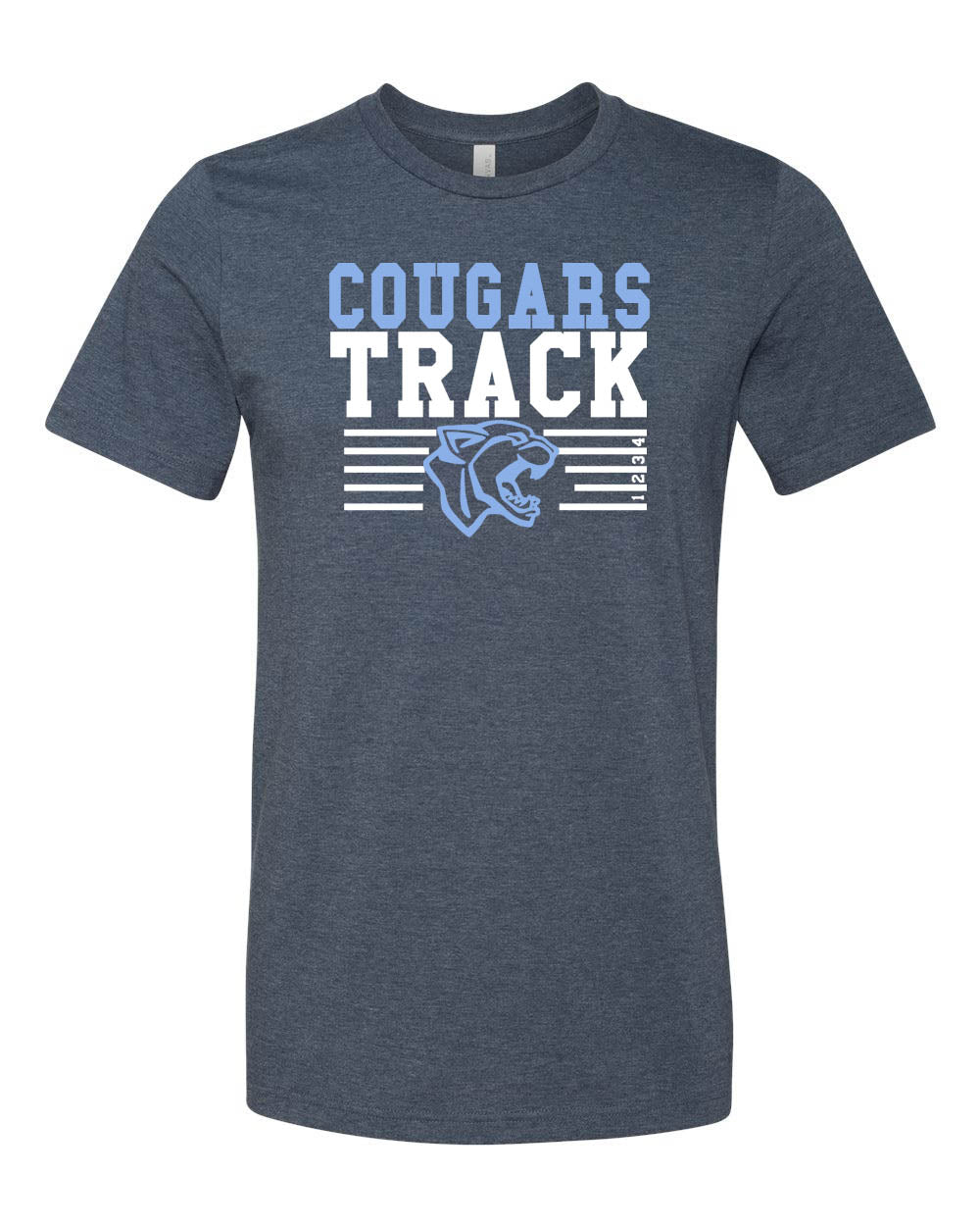 Cougars Track T-Shirt Design 1