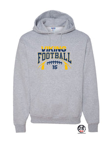 Viking Football Design 8 Hooded Sweatshirt
