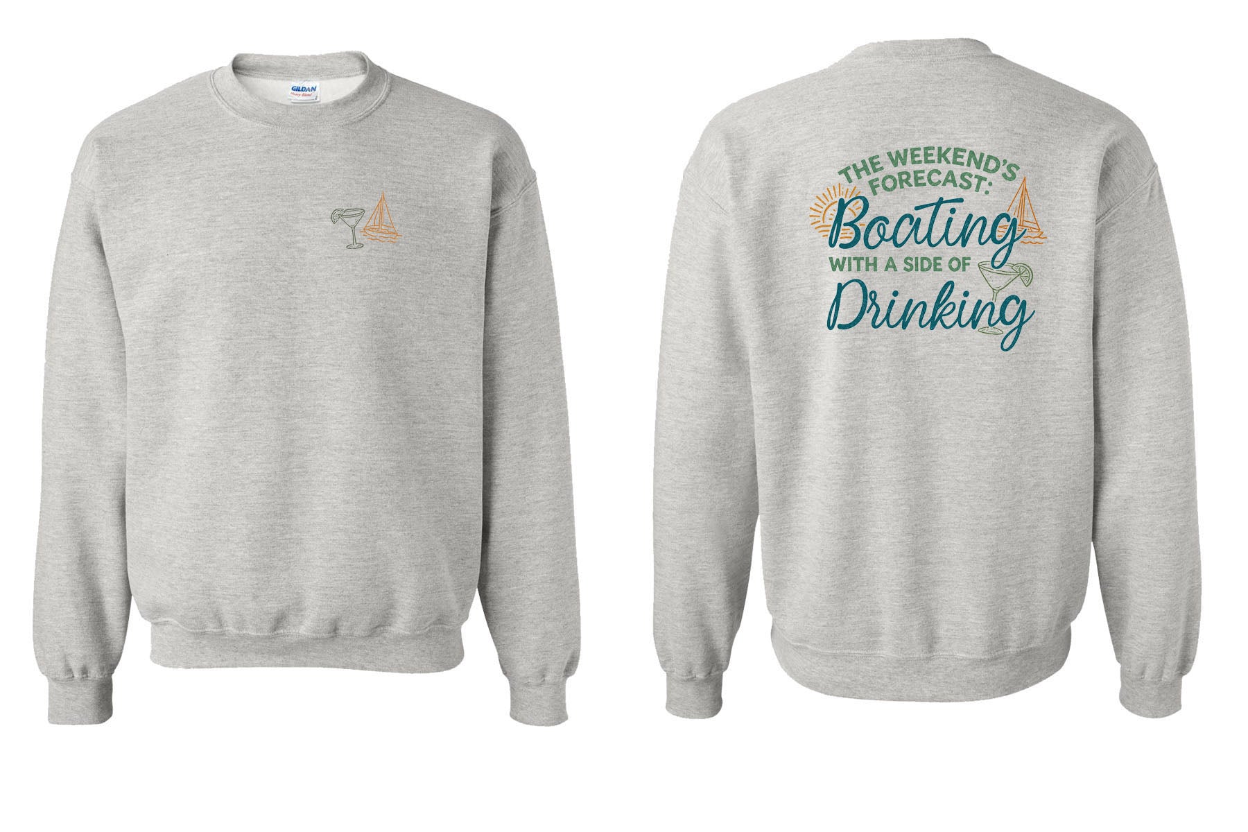 Boating Non Hooded Sweatshirt