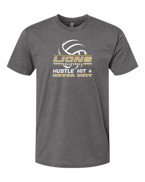 Lions Volleyball T-Shirt Design 1