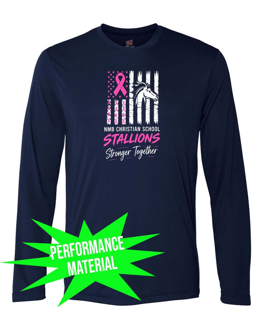 NMB Christian School October Event Performance Material Long Sleeve Shirt Design 6