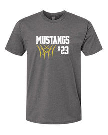 Mustangs Basketball Design 8 T-Shirt