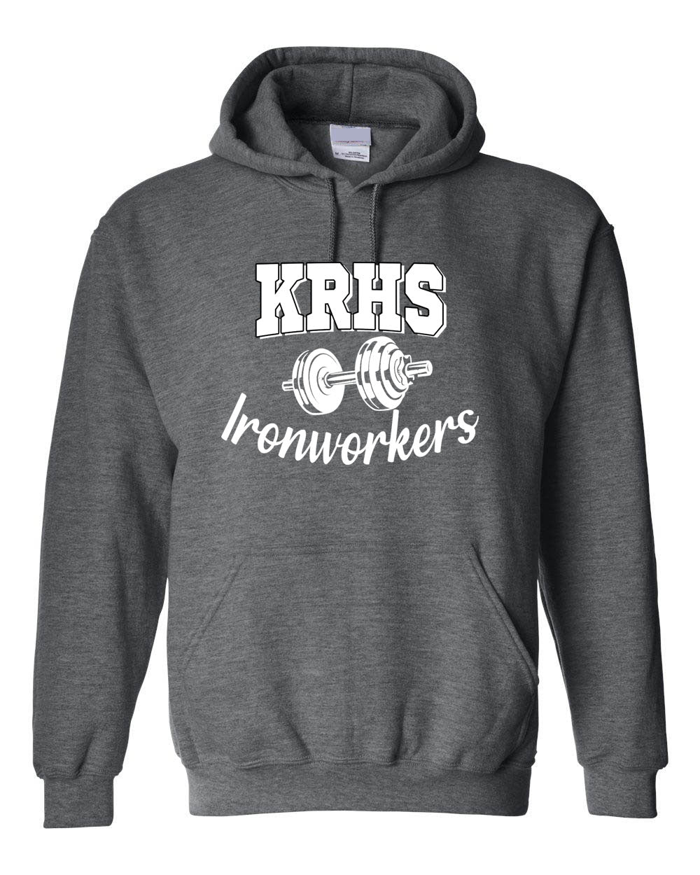 KRHS Weight Room Design 1 Hooded Sweatshirt
