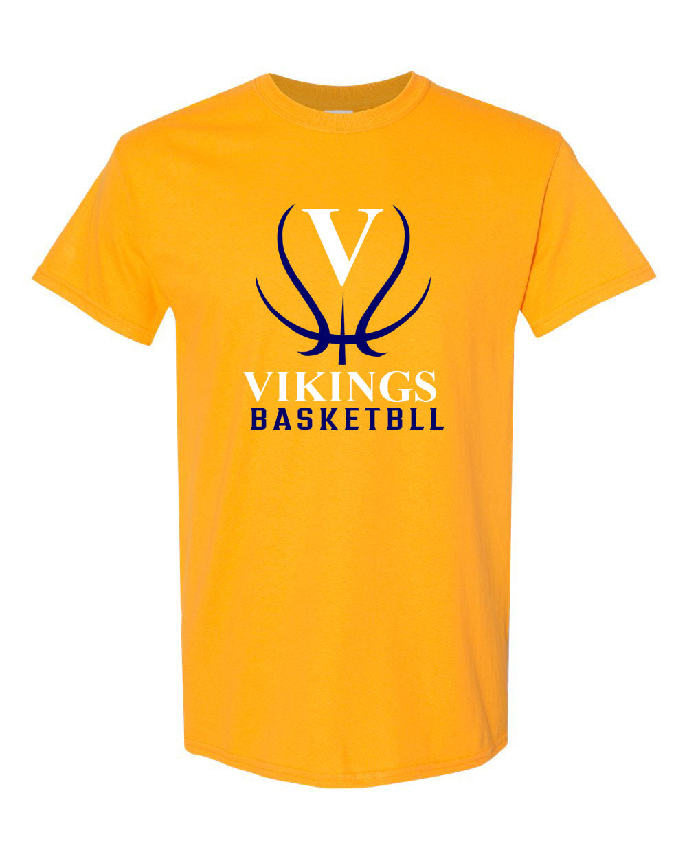 Vikings Basketball Design 3 T-Shirt