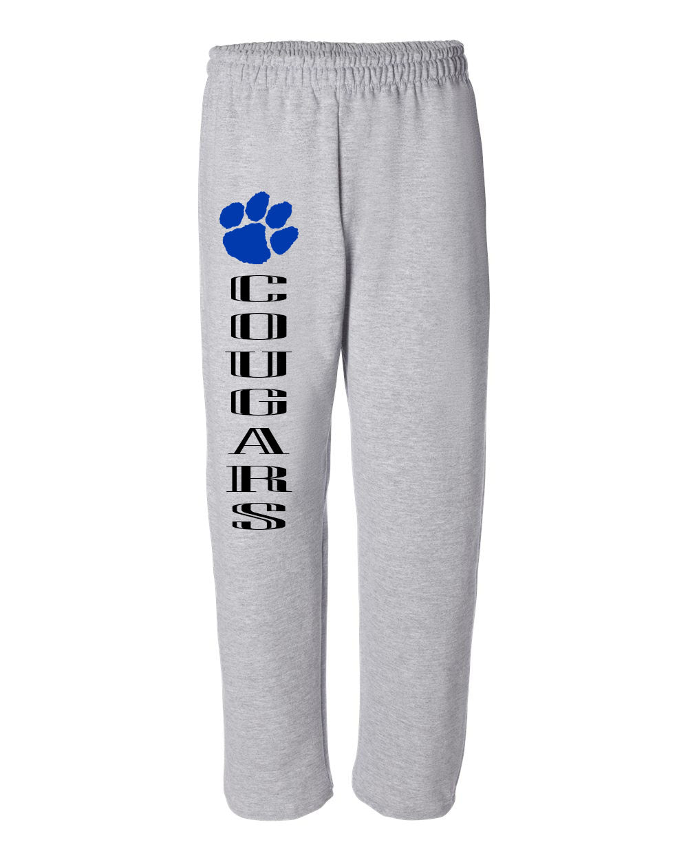 Cougars Open Bottom Sweatpants Design 2
