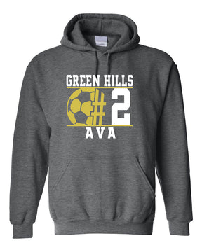 Green Hills Soccer Design 4 Hooded Sweatshirt