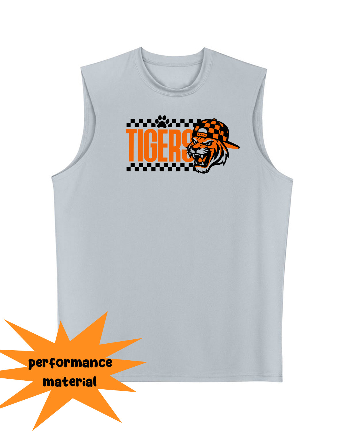 Tigers Men's Performance Tank Top Design 19